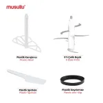 MUSULLU RONDO DOĞRAYICI - 3 Litre MSL-1222-3