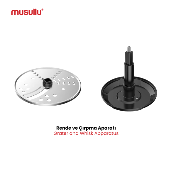 MUSULLU RONDO DOĞRAYICI - 3 Litre (Rendeli) MSL-1226-3