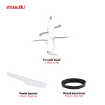 MUSULLU RONDO DOĞRAYICI - 3 Litre (Rendeli) MSL-1226-3