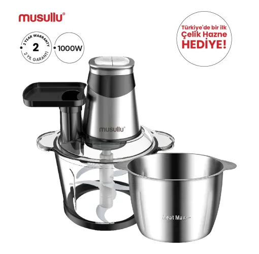 MUSULLU RONDO DOĞRAYICI - 3 Litre (Rendeli) MSL-1226-3