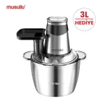 MUSULLU RONDO DOĞRAYICI - 3 Litre (Rendeli) MSL-1226-3