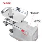 Musullu Et Kıyma, İçli Köfte, Salça, Sosis, Sucuk Makinesi 1800W