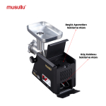 Musullu Premium 2700W Et Kıyma Makinesi