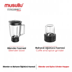 Musullu Proset Msl-3006 Stand Mikser Hamur Yoğurma Makinesi