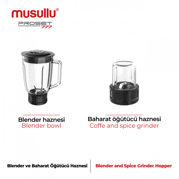 Musullu Proset Msl-3006 Stand Mikser Hamur Yoğurma Makinesi