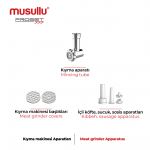 Musullu Proset Msl-3006 Stand Mikser Hamur Yoğurma Makinesi