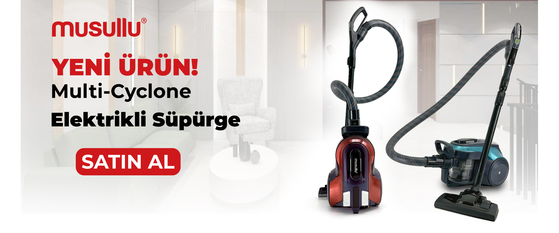 Multi-Cyclone Elektrikli Süpürge