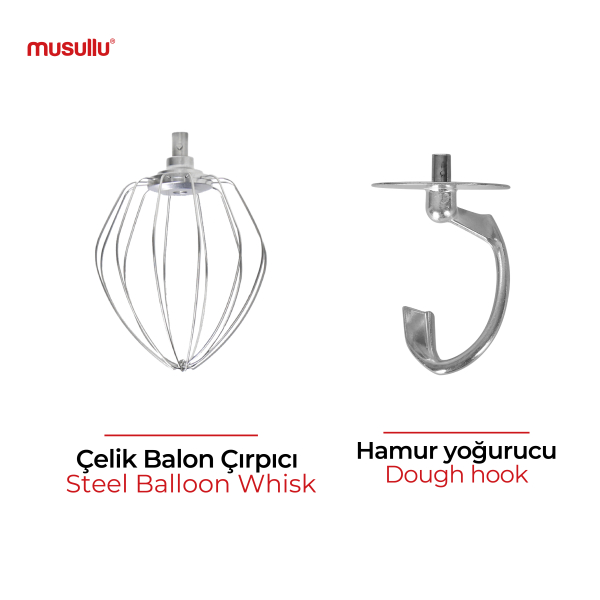 Musullu  Superchef Stand Mikser/ Mutfak Şefi 5L /1800 Watt Hamur Yoğurma Makinesi Msl-3001