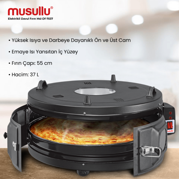 Musullu Msl-Df-7037 Elektrikli Davul Fırın