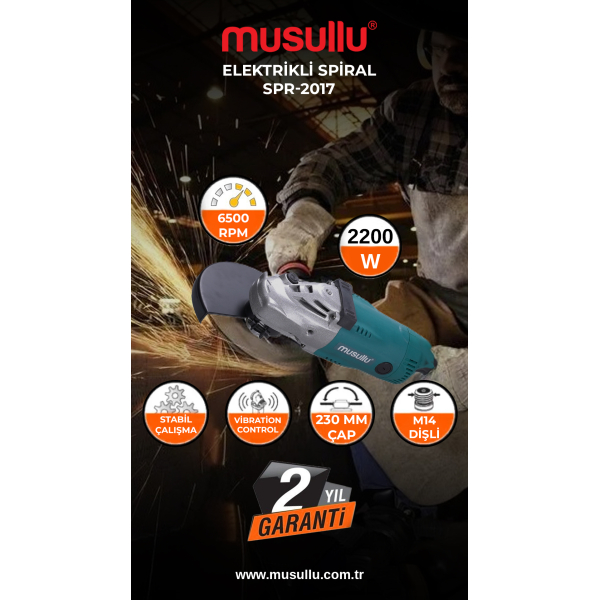 MUSULLU SPR-2017 ELEKTRİKLİ SPİRAL
