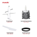 MUSULLU RONDO DOĞRAYICI - 3 Litre (Rendeli) MSL-1226-3