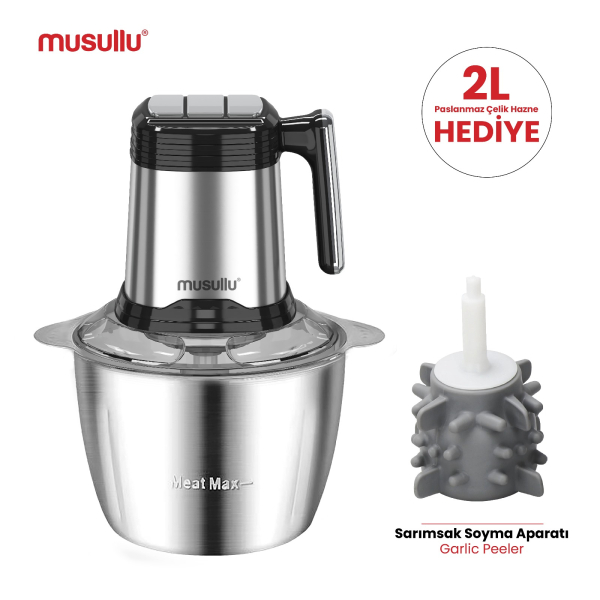 MUSULLU RONDO DOĞRAYICI - 2 Litre msl-1221-2