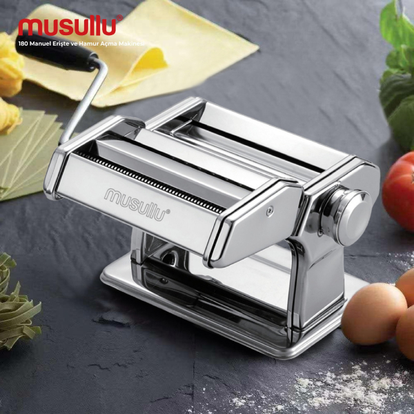 Musullu Basil 180 180mm Manuel Erişte ve Hamur Açma Makinesi
