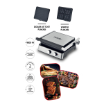 Musullu Izgara Tost Waffle Makinesi MSL-2037