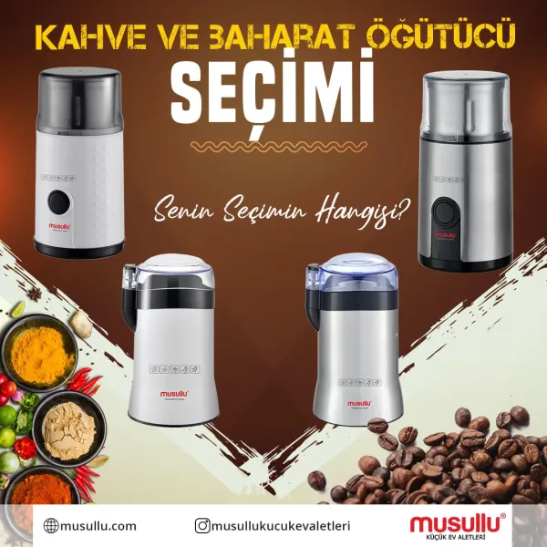 Kahve ve Baharat Öğütücüde Senin Seçimin Hangisi?